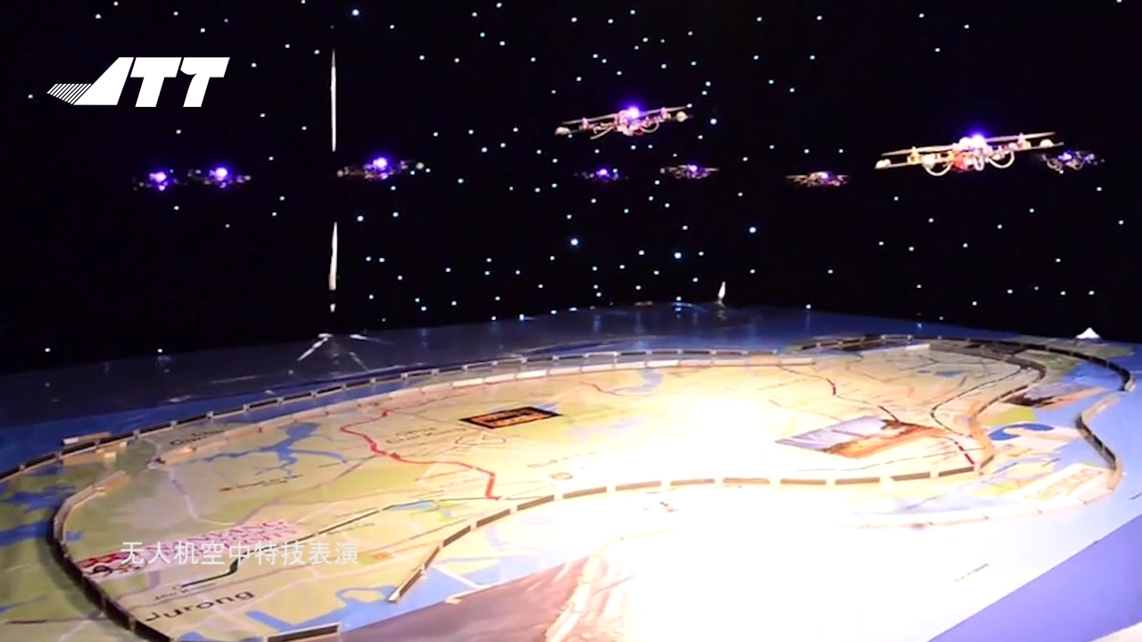 JTT無人機空中特技表演